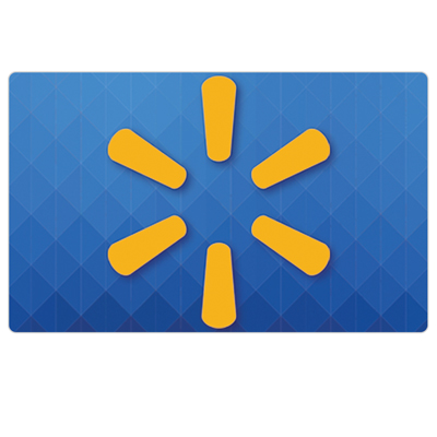 WALMART<sup>&reg;</sup> $25 Gift Card--With a Walmart Gift Card, you get low prices every day on thousands of popular products in stores and online at Walmart.com. You’ll find a wide assortment of top electronics, toys, home essentials and more. Plus, cards don’t expire and you never pay any fees.